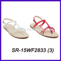 Sandelholze Frauen neue Modell Frauen Sandalen niedrigen Preis Damen Sandalen